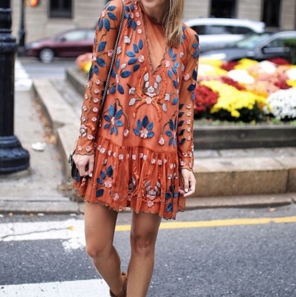 FINAL PRICE! Free People wild hearts Dress - Picture 2 of 4
